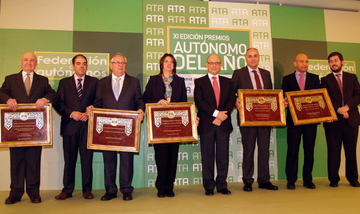 Imagen del acto de entrega de los premios de la ATA